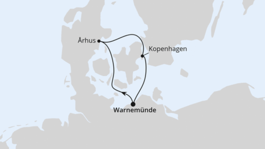 AIDA Nordeuropa-Kreuzfahrt Route 2025: Kurzreise nach Arhus & Kopenhagen AIDA Nordeuropa-Kreuzfahrt Route 2025: Kurzreise nach Arhus & Kopenhagen