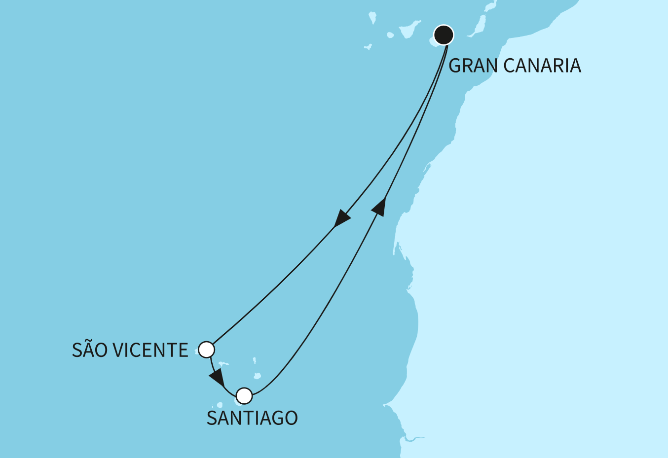Mein Schiff Kanaren-Kreuzfahrt Route 2025: Kanaren mit Kapverdischen Inseln 2 Mein Schiff Kanaren-Kreuzfahrt Route 2025: Kanaren mit Kapverdischen Inseln 2