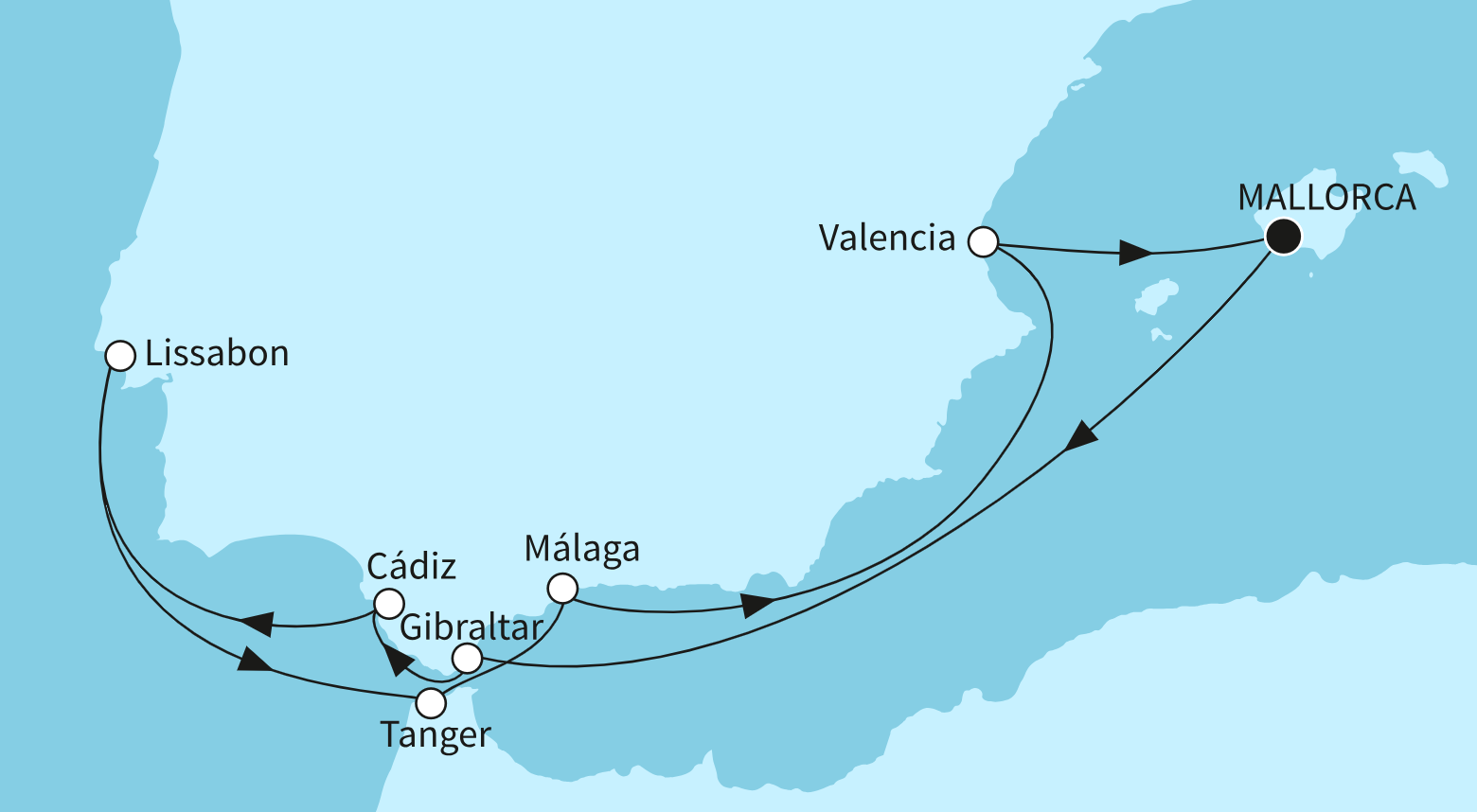 Mein Schiff Mittelmeer-Kreuzfahrt Route 2025: Faszination Mittelmeer Mein Schiff Mittelmeer-Kreuzfahrt Route 2025: Faszination Mittelmeer