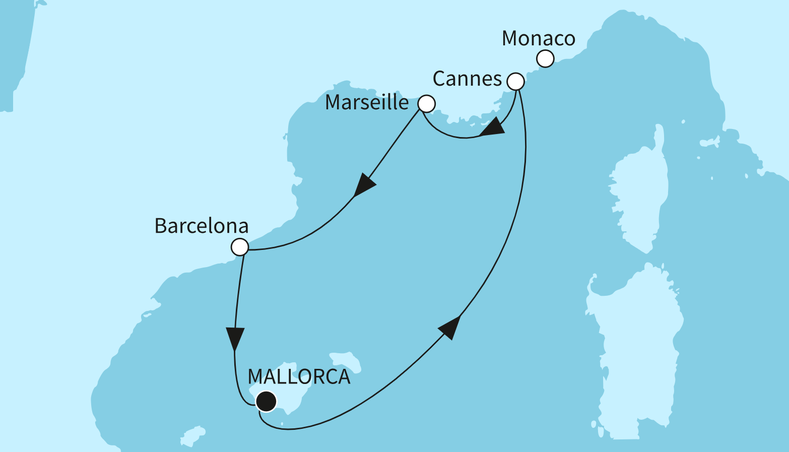Mein Schiff Mittelmeer-Kreuzfahrt Route 2025: Mediterrane Lieblingsplätze Mein Schiff Mittelmeer-Kreuzfahrt Route 2025: Mediterrane Lieblingsplätze