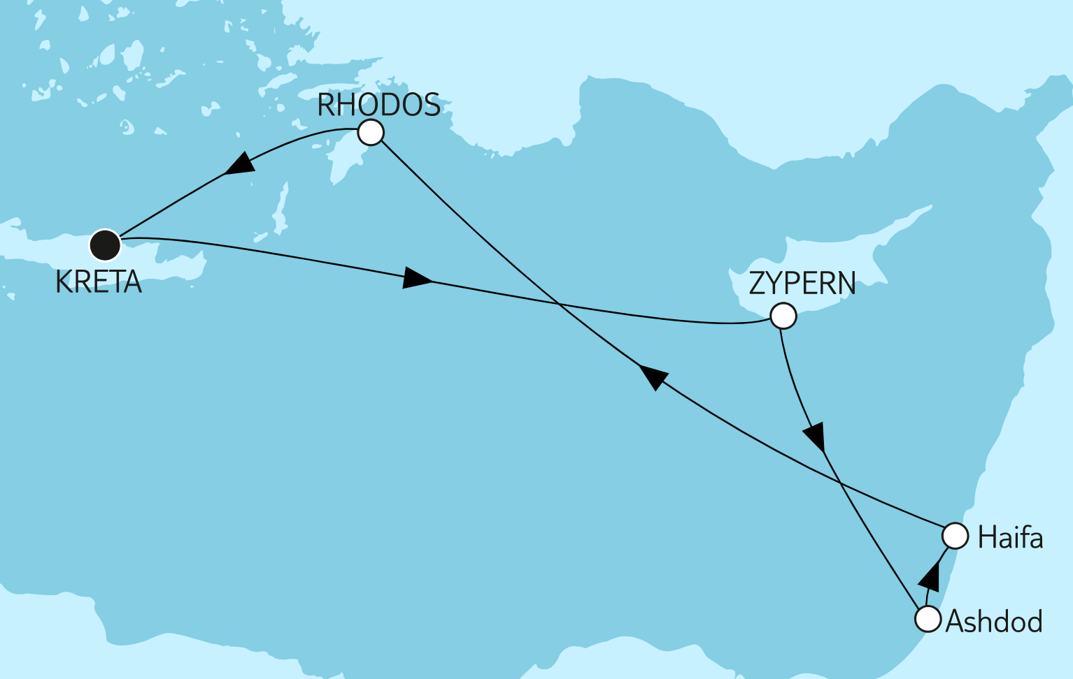 Mein Schiff Mittelmeer-Kreuzfahrt Route 2025: Zauberhafte Inseln Mein Schiff Mittelmeer-Kreuzfahrt Route 2025: Zauberhafte Inseln