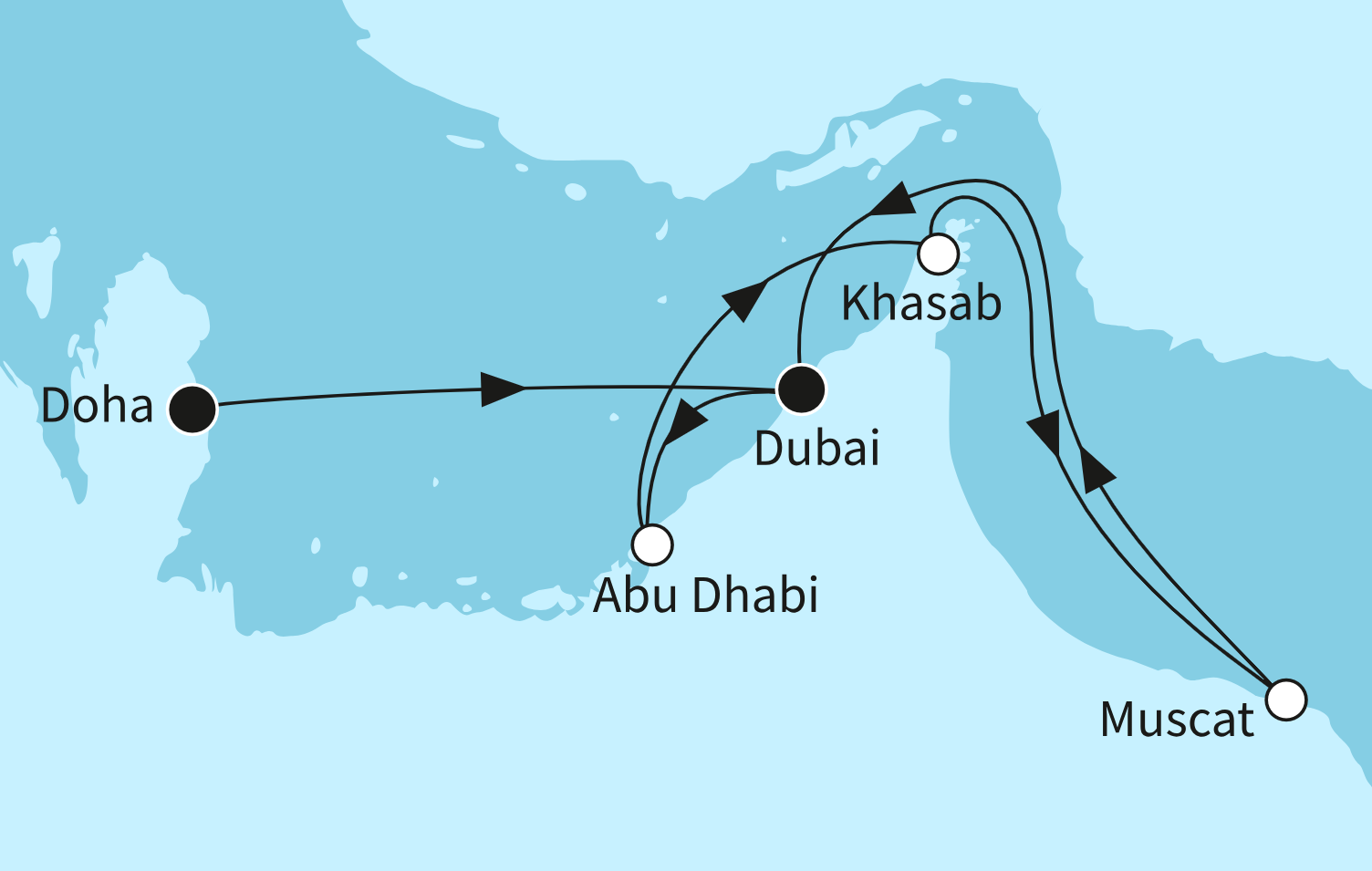 Mein Schiff Orient-Kreuzfahrt Route 2025: Zauber des Orients 4 Mein Schiff Orient-Kreuzfahrt Route 2025: Zauber des Orients 4