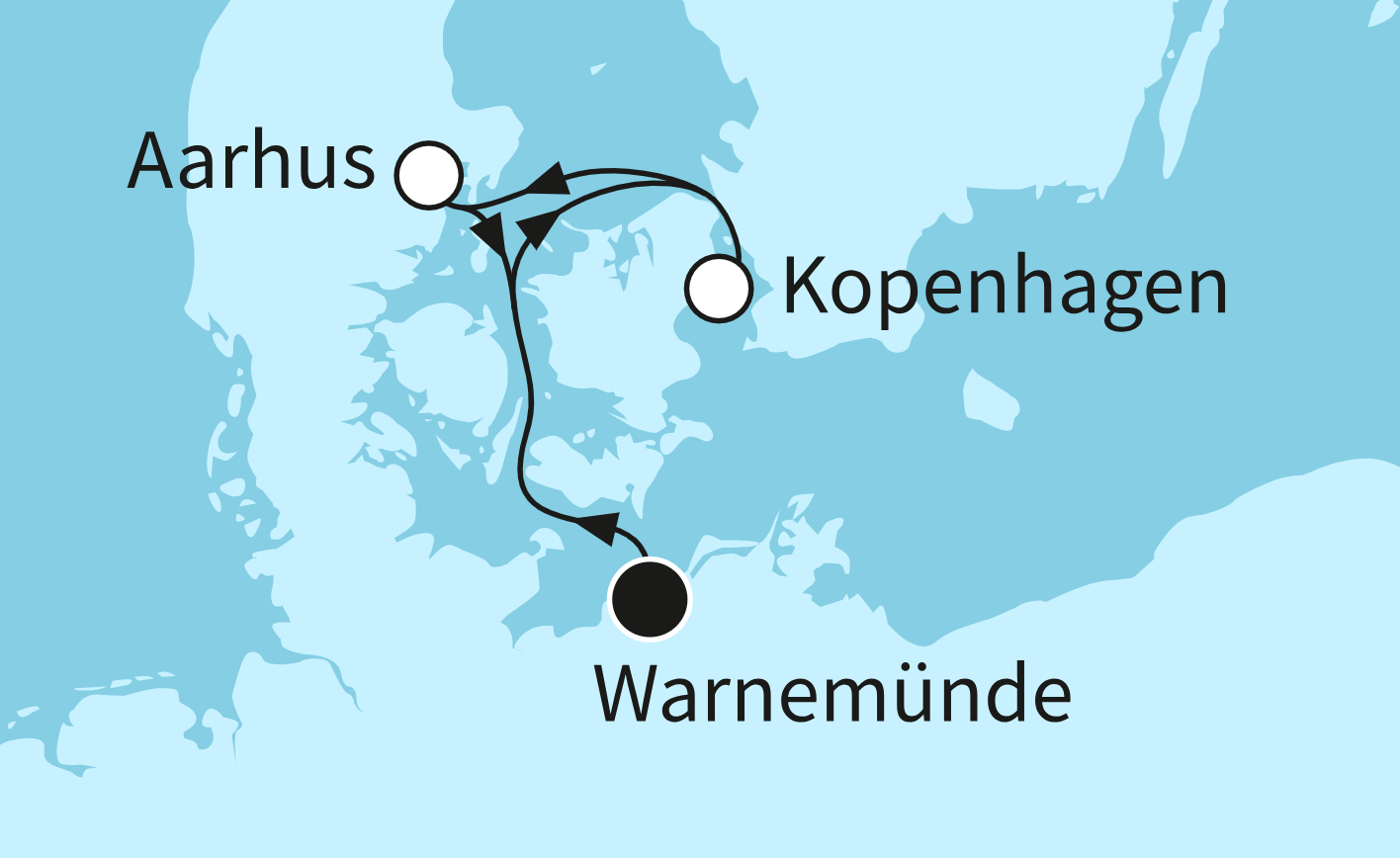 Mein Schiff Ostsee-Kreuzfahrt Route 2025: Kurze Auszeit in Dänemark Mein Schiff Ostsee-Kreuzfahrt Route 2025: Kurze Auszeit in Dänemark