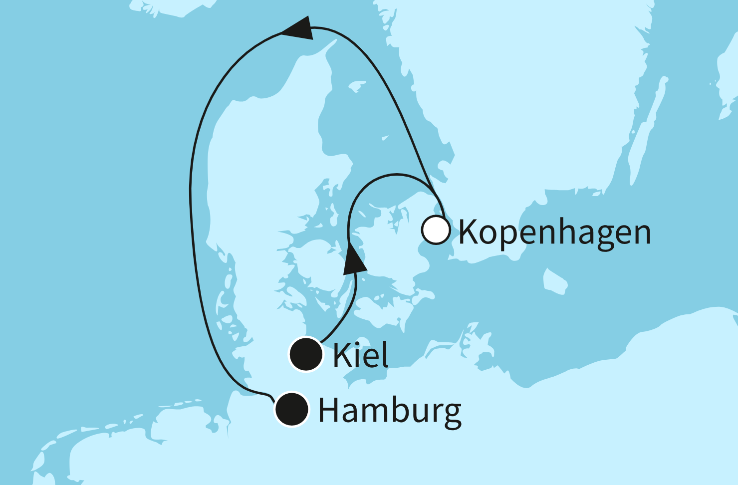 Mein Schiff Ostsee-Kreuzfahrt Route 2025: Kurzreise nach Kopenhagen Mein Schiff Ostsee-Kreuzfahrt Route 2025: Kurzreise nach Kopenhagen