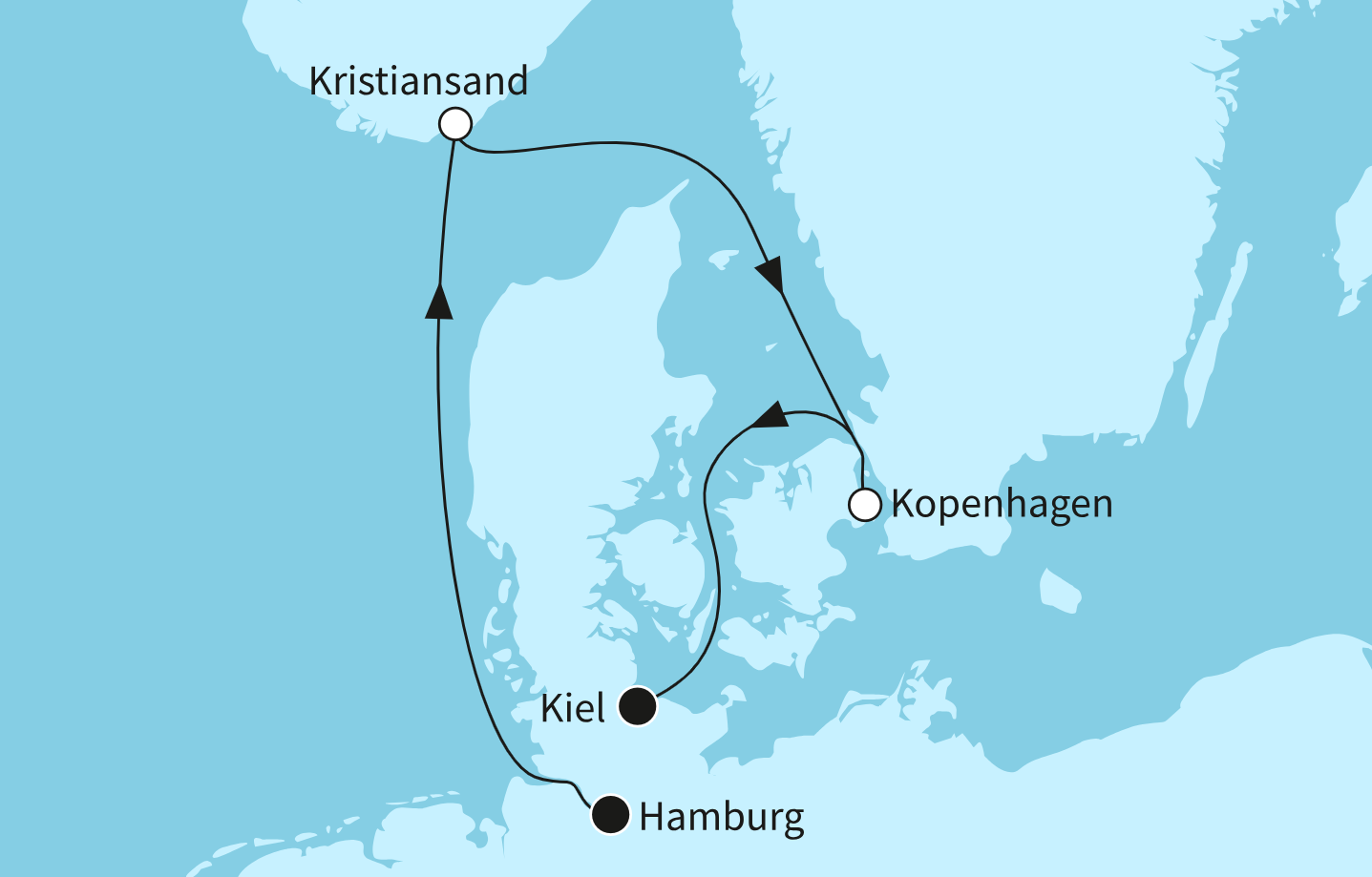 Mein Schiff Ostsee-Kreuzfahrt Route 2025: Auf Kurzreise in den Norden Mein Schiff Ostsee-Kreuzfahrt Route 2025: Auf Kurzreise in den Norden