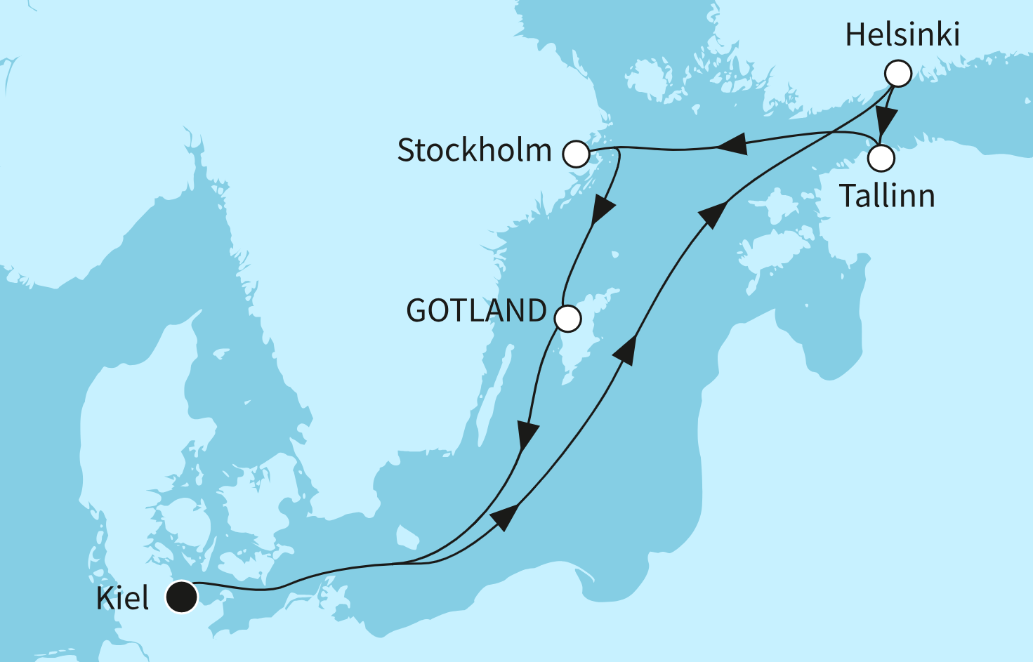 Mein Schiff Ostsee-Kreuzfahrt Route 2025: Metropolen der Ostsee Mein Schiff Ostsee-Kreuzfahrt Route 2025: Metropolen der Ostsee