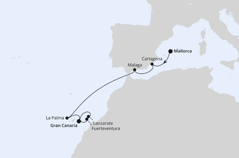 AIDA Kanaren-Kreuzfahrt 2026: Andalusien & Kanaren ab Mallorca 2 AIDA Kanaren-Kreuzfahrt 2026: Andalusien & Kanaren ab Mallorca 2