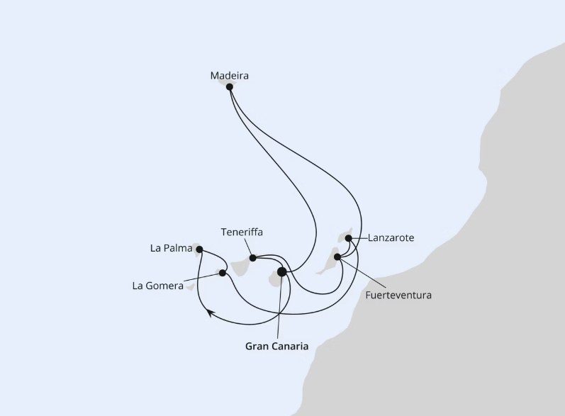 AIDA Kanaren-Kreuzfahrt 2027: Große Kanaren-Reise mit La Gomera & Madeira AIDA Kanaren-Kreuzfahrt 2027: Große Kanaren-Reise mit La Gomera & Madeira