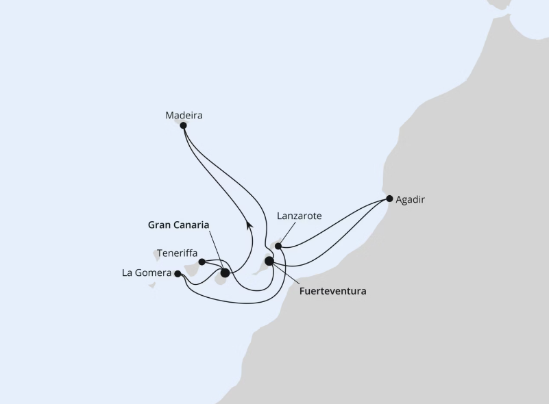 AIDA Kanaren-Kreuzfahrt 2027: Kanaren, Madeira & Marokko AIDA Kanaren-Kreuzfahrt 2027: Kanaren, Madeira & Marokko