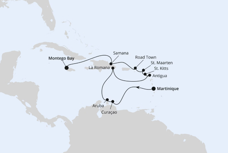 AIDA Karibik-Kreuzfahrt 2026: Karibische Inseln ab Martinique AIDA Karibik-Kreuzfahrt 2026: Karibische Inseln ab Martinique