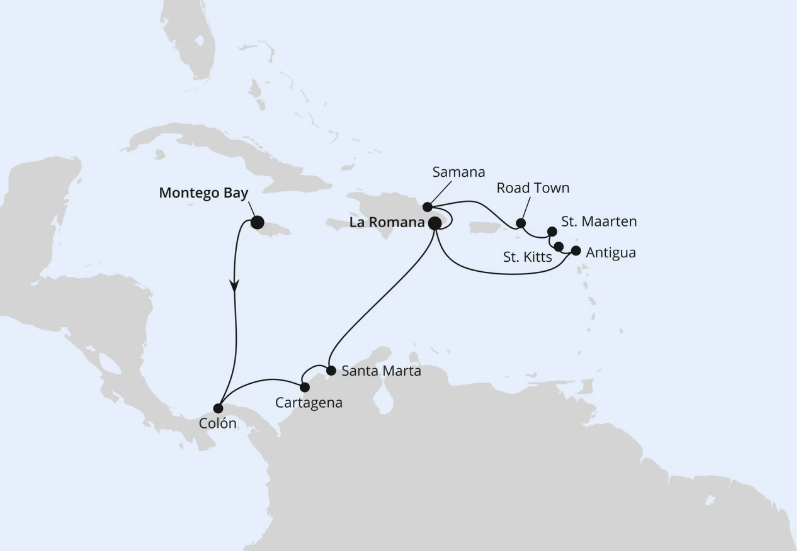 AIDA Karibik-Kreuzfahrt 2026: Mittelamerika & Karibische Inseln ab Jamaika AIDA Karibik-Kreuzfahrt 2026: Mittelamerika & Karibische Inseln ab Jamaika