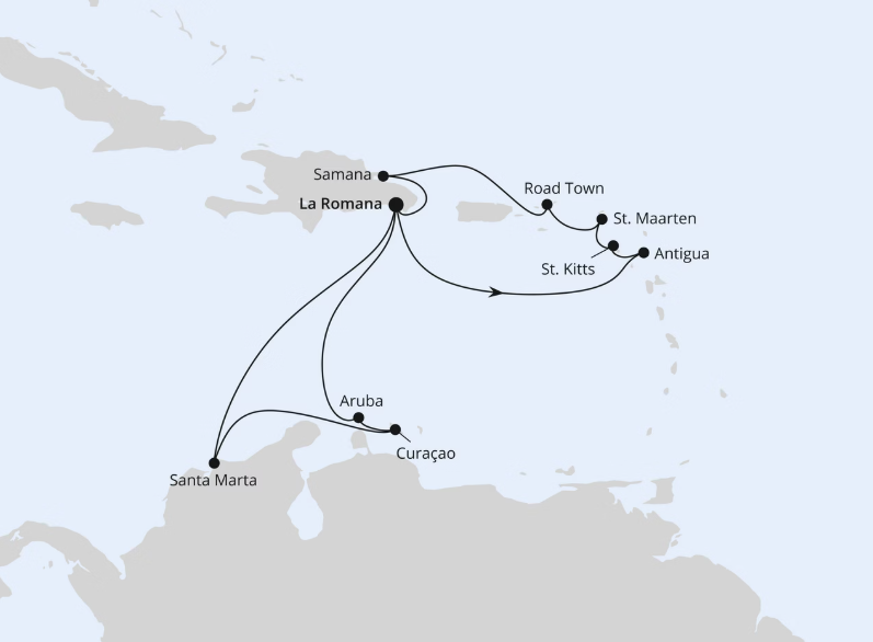 AIDA Karibik-Kreuzfahrt 2027: Karibische Inseln ab Dominikanische Republik 2 AIDA Karibik-Kreuzfahrt 2027: Karibische Inseln ab Dominikanische Republik 2