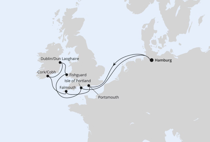AIDA Nordeuropa-Kreuzfahrt 2026: Großbritannien & Irland ab Hamburg 1 AIDA Nordeuropa-Kreuzfahrt 2026: Großbritannien & Irland ab Hamburg 1