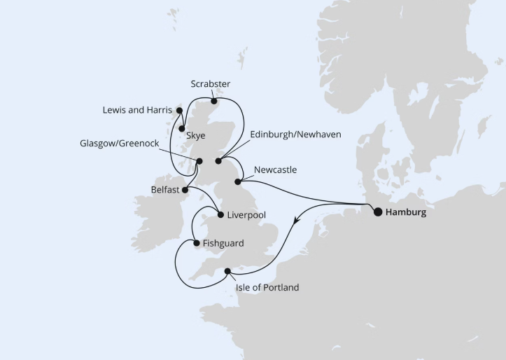 AIDA Nordeuropa-Kreuzfahrt 2026: Königreich Großbritannien ab Hamburg AIDA Nordeuropa-Kreuzfahrt 2026: Königreich Großbritannien ab Hamburg