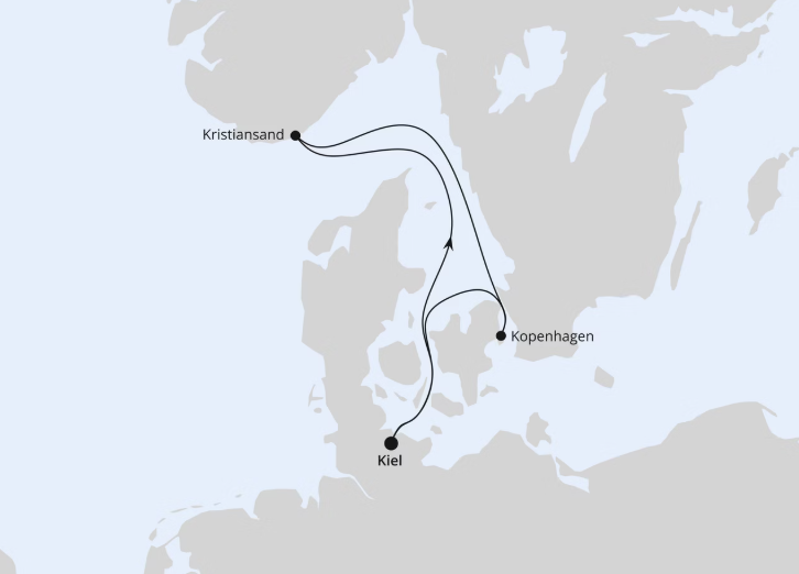 AIDA Norwegen-Kreuzfahrt 2026: Kurzreise nach Kristiansand & Kopenhagen ab Kiel AIDA Norwegen-Kreuzfahrt 2026: Kurzreise nach Kristiansand & Kopenhagen ab Kiel
