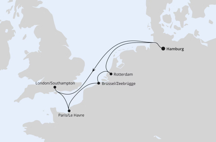 AIDA Nordeuropa-Kreuzfahrt 2026: Metropolen ab Hamburg AIDA Nordeuropa-Kreuzfahrt 2026: Metropolen ab Hamburg