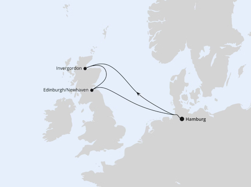 AIDA Nordeuropa-Kreuzfahrt 2027: Kurzreise nach Schottland ab Hamburg AIDA Nordeuropa-Kreuzfahrt 2027: Kurzreise nach Schottland ab Hamburg