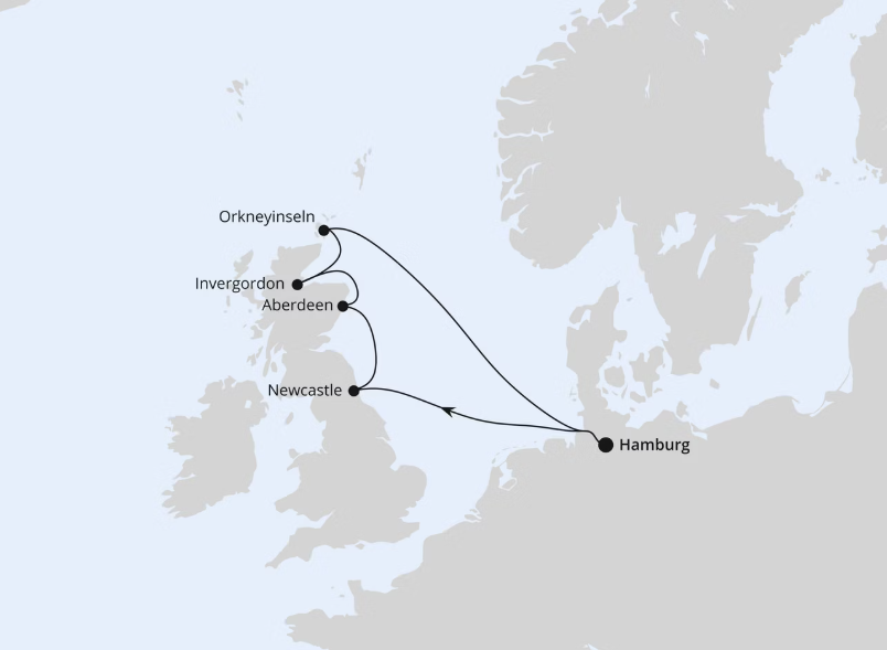 AIDA Nordeuropa-Kreuzfahrt 2027: Schottische Highlights ab Hamburg AIDA Nordeuropa-Kreuzfahrt 2027: Schottische Highlights ab Hamburg