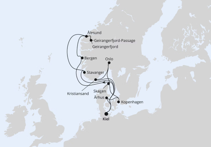 AIDA Norwegen-Kreuzfahrt 2026: Große Skandinavien-Reise ab Kiel AIDA Norwegen-Kreuzfahrt 2026: Große Skandinavien-Reise ab Kiel