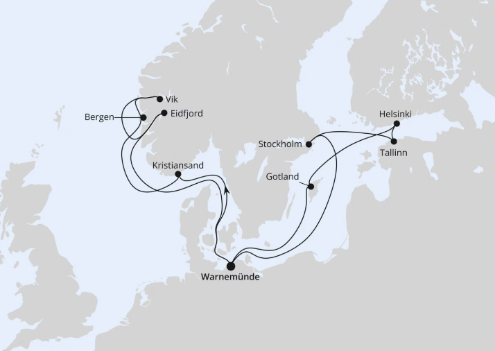 AIDA Norwegen-Kreuzfahrt 2026: Highlights der Nord- und Ostseeküste 2 AIDA Norwegen-Kreuzfahrt 2026: Highlights der Nord- und Ostseeküste 2