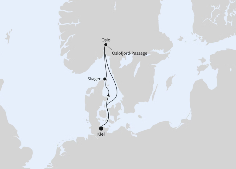 AIDA Norwegen-Kreuzfahrt 2026: Kurzreise nach Norwegen & Dänemark ab Kiel AIDA Norwegen-Kreuzfahrt 2026: Kurzreise nach Norwegen & Dänemark ab Kiel