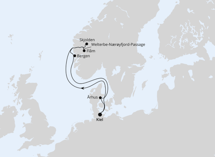 AIDA Norwegen-Kreuzfahrt 2026: Norwegen mit Sognefjord ab Kiel AIDA Norwegen-Kreuzfahrt 2026: Norwegen mit Sognefjord ab Kiel