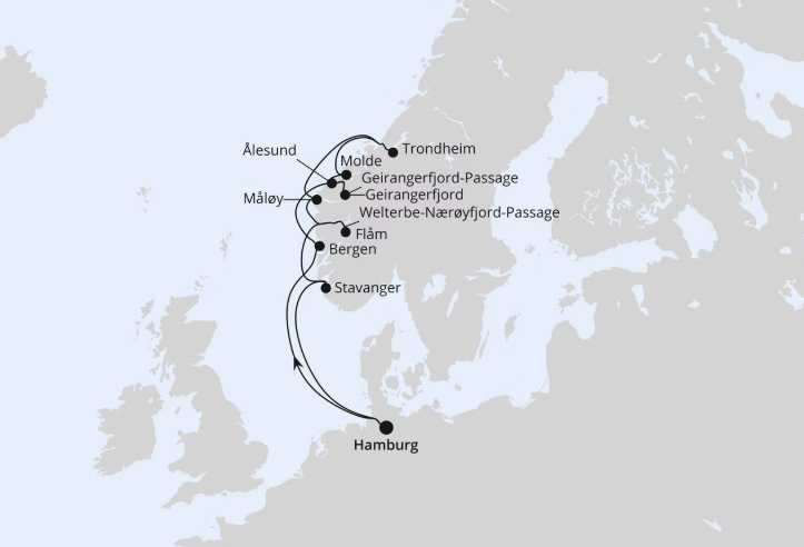AIDA Norwegen-Kreuzfahrt 2026: Norwegens Fjord-Weltnaturerbe ab Hamburg 2 AIDA Norwegen-Kreuzfahrt 2026: Norwegens Fjord-Weltnaturerbe ab Hamburg 2