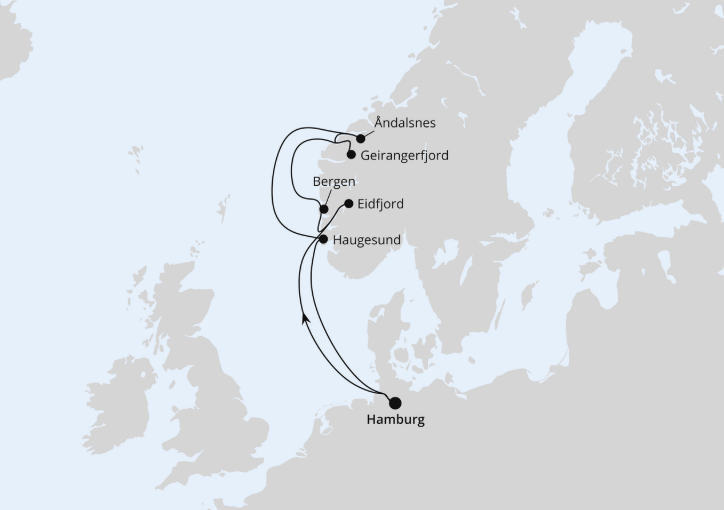 AIDA Norwegen-Kreuzfahrt 2026: Norwegens Fjord-Weltnaturerbe ab Hamburg 3 AIDA Norwegen-Kreuzfahrt 2026: Norwegens Fjord-Weltnaturerbe ab Hamburg 3