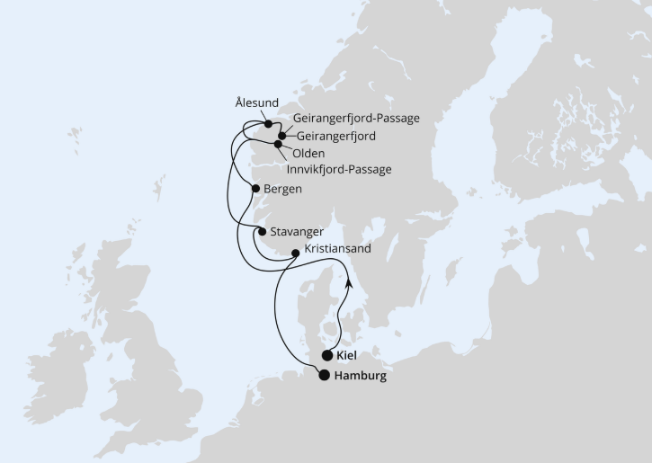 AIDA Norwegen-Kreuzfahrt 2026: Norwegens Fjord-Weltnaturerbe ab Kiel AIDA Norwegen-Kreuzfahrt 2026: Norwegens Fjord-Weltnaturerbe ab Kiel