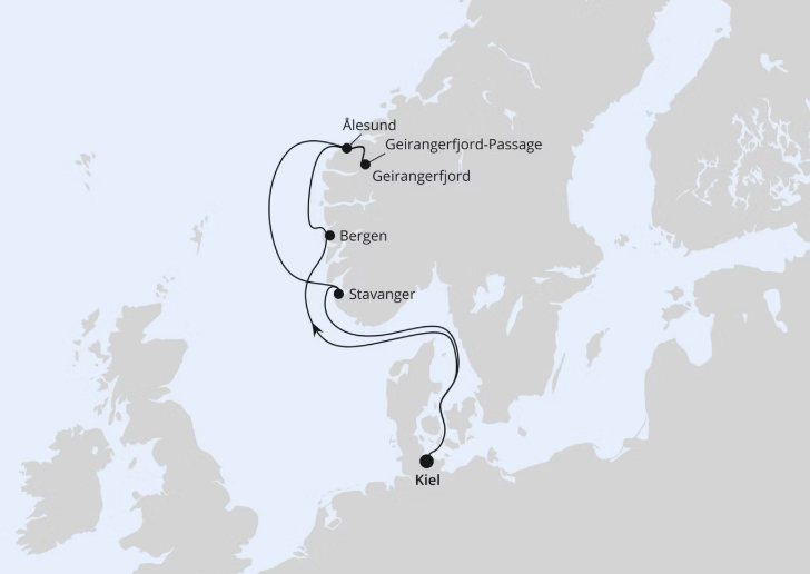 AIDA Norwegen-Kreuzfahrt 2026: Norwegens Welterbe ab Kiel AIDA Norwegen-Kreuzfahrt 2026: Norwegens Welterbe ab Kiel
