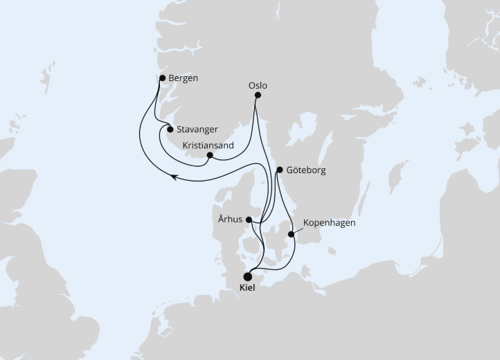 AIDA Norwegen-Kreuzfahrt 2026: Skandinavische Highlights mit Südnorwegen ab Kiel AIDA Norwegen-Kreuzfahrt 2026: Skandinavische Highlights mit Südnorwegen ab Kiel