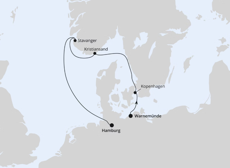 AIDA Norwegen-Kreuzfahrt 2027: Kurzreise nach Norwegen & Dänemark ab Warnemünde AIDA Norwegen-Kreuzfahrt 2027: Kurzreise nach Norwegen & Dänemark ab Warnemünde