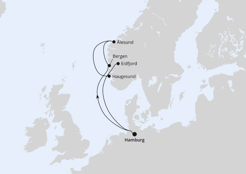 AIDA Norwegen-Kreuzfahrt 2027: Osterreise nach Norwegen ab Hamburg AIDA Norwegen-Kreuzfahrt 2027: Osterreise nach Norwegen ab Hamburg