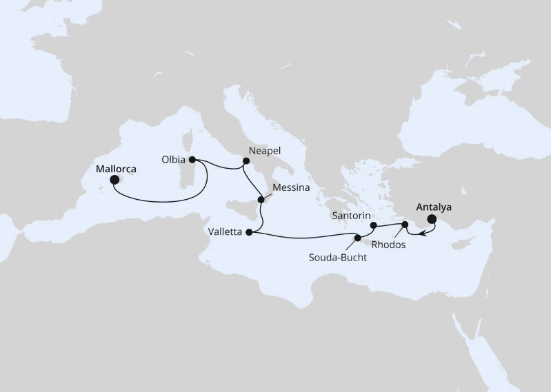AIDA Östliches Mittelmeer-Kreuzfahrt 2026: Griechenland, Malta & Italien ab Antalya AIDA Östliches Mittelmeer-Kreuzfahrt 2026: Griechenland, Malta & Italien ab Antalya