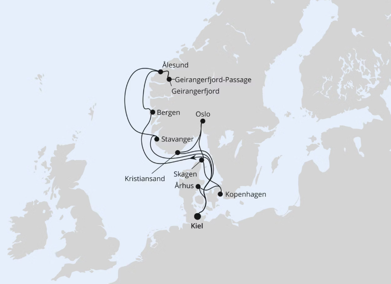 AIDA Ostsee-Kreuzfahrt 2026: Große Skandinavien-Reise ab Kiel AIDA Ostsee-Kreuzfahrt 2026: Große Skandinavien-Reise ab Kiel