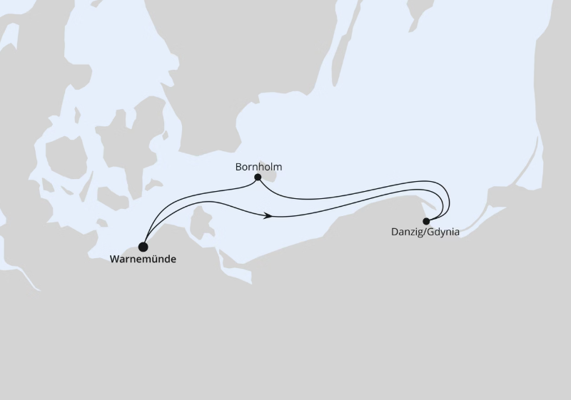 AIDA Ostsee-Kreuzfahrt 2026: Kurzreise nach Danzig & Bornholm ab Warnemünde AIDA Ostsee-Kreuzfahrt 2026: Kurzreise nach Danzig & Bornholm ab Warnemünde