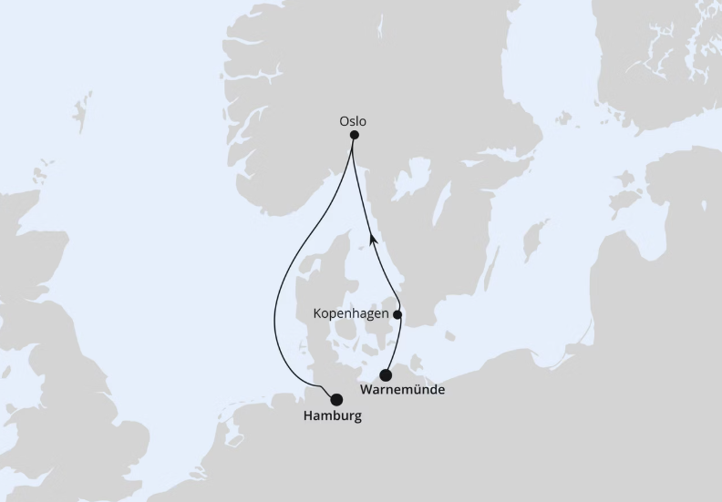 AIDA Ostsee-Kreuzfahrt 2026: Kurzreise nach Oslo & Kopenhagen ab Warnemünde AIDA Ostsee-Kreuzfahrt 2026: Kurzreise nach Oslo & Kopenhagen ab Warnemünde