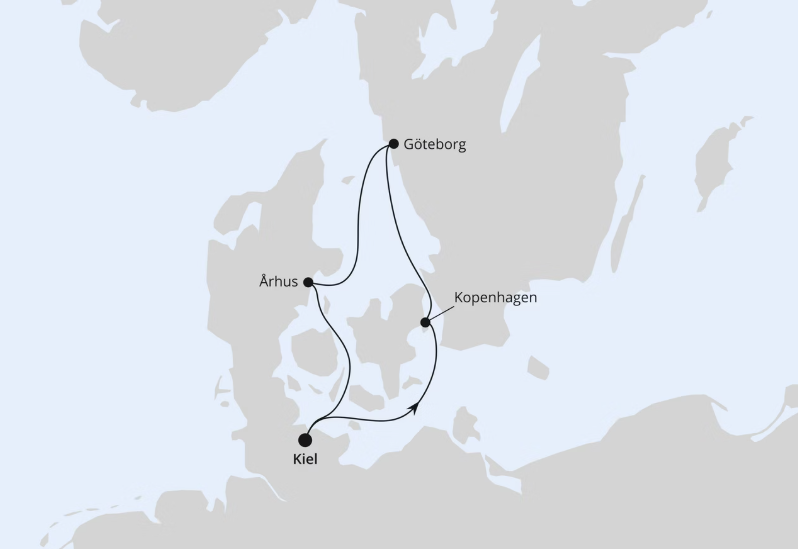 AIDA Ostsee-Kreuzfahrt 2026: Kurzreise Schweden & Dänemark ab Kiel AIDA Ostsee-Kreuzfahrt 2026: Kurzreise Schweden & Dänemark ab Kiel