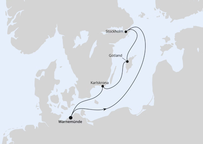AIDA Ostsee-Kreuzfahrt 2026: Kurzreise nach Schweden ab Warnemünde AIDA Ostsee-Kreuzfahrt 2026: Kurzreise nach Schweden ab Warnemünde