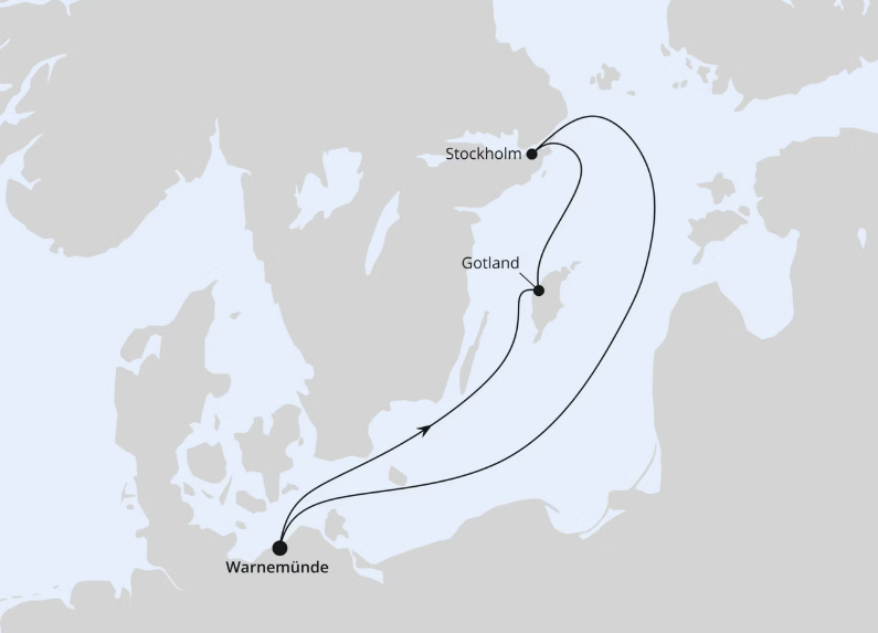 AIDA Ostsee-Kreuzfahrt 2026: Kurzreise nach Stockholm & Gotland ab Warnemünde AIDA Ostsee-Kreuzfahrt 2026: Kurzreise nach Stockholm & Gotland ab Warnemünde