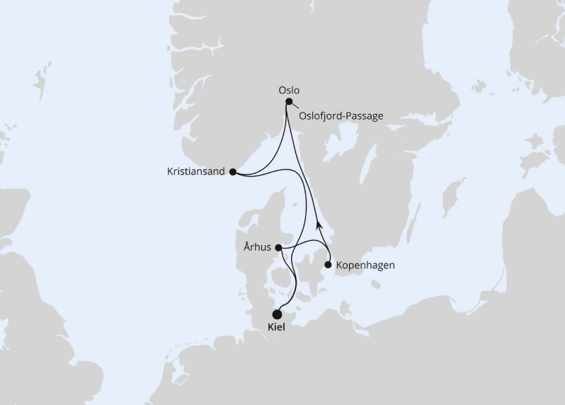 AIDA Ostsee-Kreuzfahrt 2026: Norwegen & Dänemark ab Kiel AIDA Ostsee-Kreuzfahrt 2026: Norwegen & Dänemark ab Kiel