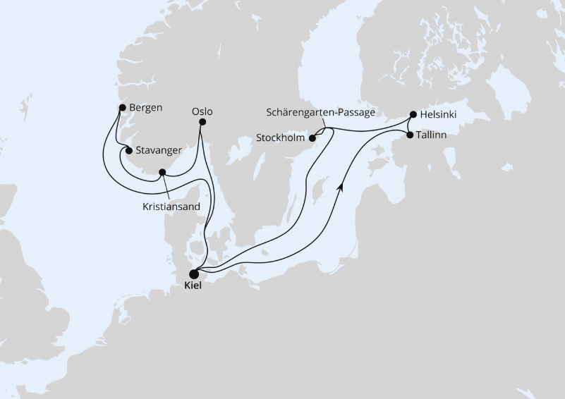 AIDA Ostsee-Kreuzfahrt 2026: Ostsee & Südnorwegen ab Kiel AIDA Ostsee-Kreuzfahrt 2026: Ostsee & Südnorwegen ab Kiel