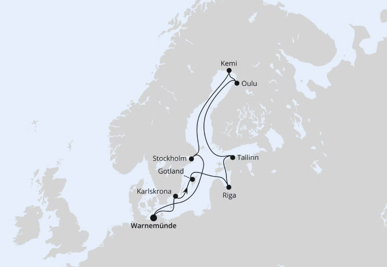 AIDA Ostsee-Kreuzfahrt 2026: Schärengärten der Ostsee ab Warnemünde AIDA Ostsee-Kreuzfahrt 2026: Schärengärten der Ostsee ab Warnemünde