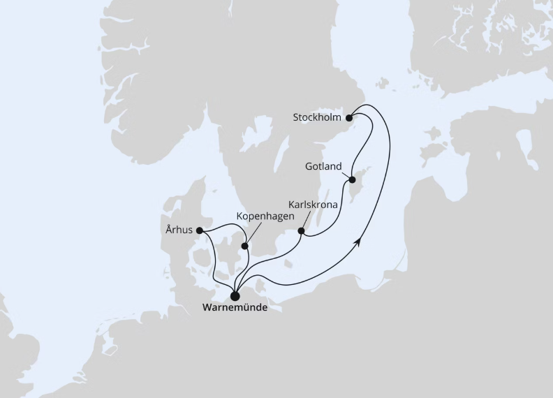 AIDA Ostsee-Kreuzfahrt 2026: Schweden & Dänemark ab Warnemünde 1 AIDA Ostsee-Kreuzfahrt 2026: Schweden & Dänemark ab Warnemünde 1