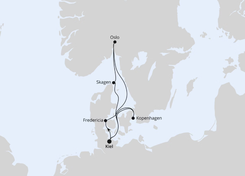 AIDA Ostsee-Kreuzfahrt 2026: Skandinavien mit Oslo ab Kiel AIDA Ostsee-Kreuzfahrt 2026: Skandinavien mit Oslo ab Kiel