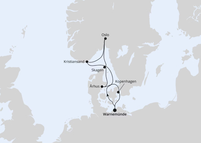AIDA Ostsee-Kreuzfahrt 2026: Skandinavische Städte ab Warnemünde AIDA Ostsee-Kreuzfahrt 2026: Skandinavische Städte ab Warnemünde