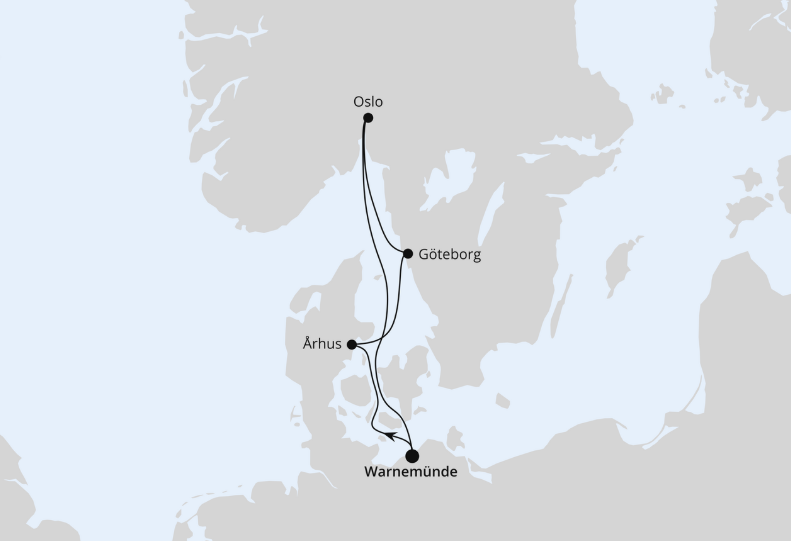 AIDA Ostsee-Kreuzfahrt 2027: Kurzreise nach Skandinavien ab Warnemünde AIDA Ostsee-Kreuzfahrt 2027: Kurzreise nach Skandinavien ab Warnemünde
