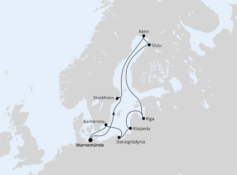 AIDA Ostsee-Kreuzfahrt 2027: Schärengärten der Ostsee ab Warnemünde AIDA Ostsee-Kreuzfahrt 2027: Schärengärten der Ostsee ab Warnemünde