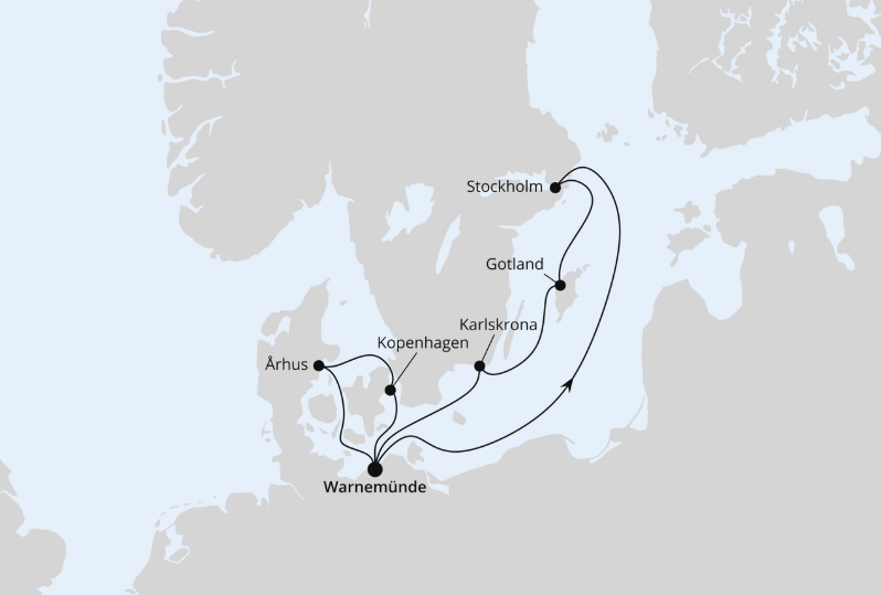 AIDA Ostsee-Kreuzfahrt 2027: Schweden & Dänemark mit Stockholm ab Warnemünde 2 AIDA Ostsee-Kreuzfahrt 2027: Schweden & Dänemark mit Stockholm ab Warnemünde 2
