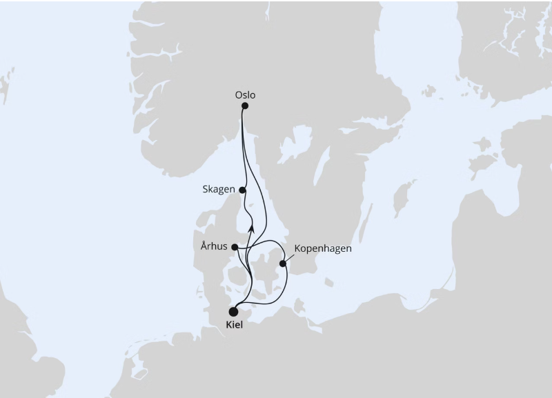 AIDA Ostsee-Kreuzfahrt 2027: Skandinavische Highlights ab Kiel AIDA Ostsee-Kreuzfahrt 2027: Skandinavische Highlights ab Kiel